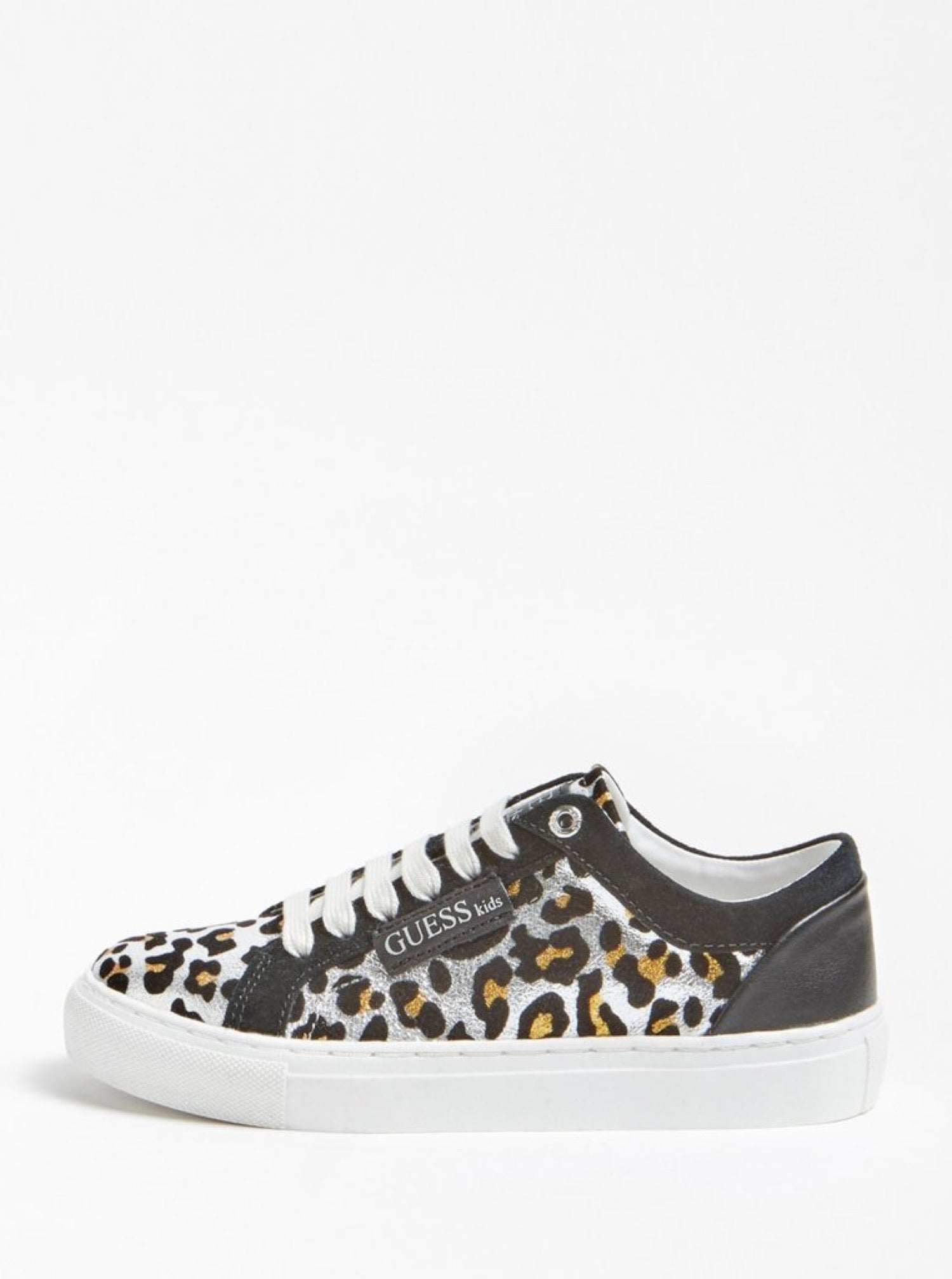 Guess leopard print fashion trainers